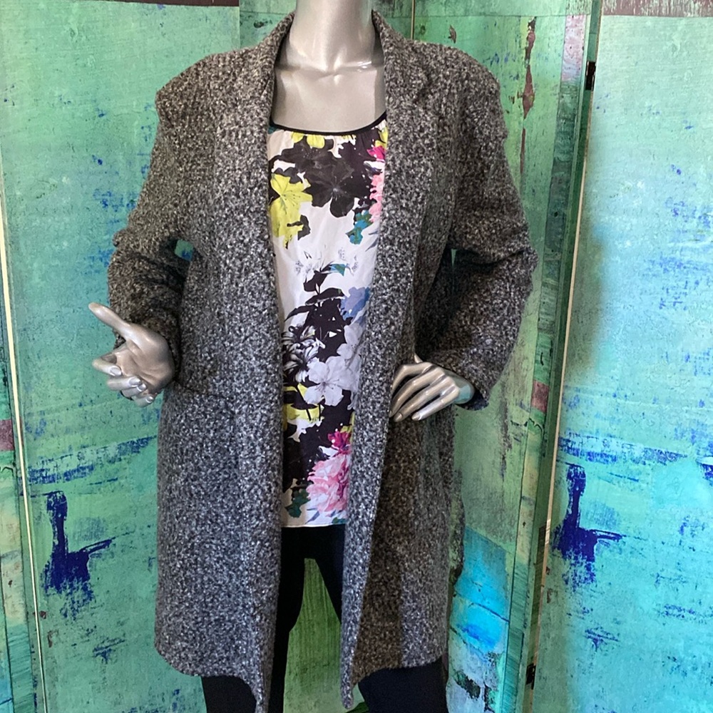 A New Day Light Grey Speckled Jacket